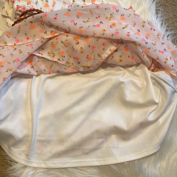 BCX Girl | Sleeveless Floral Dress Size 7 - Picture 6 of 8